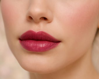 Cream Blush & Lip Color Stick - Berry Wine (dark raspberry pink) | Natural, Vegan, 2-in-1 Makeup