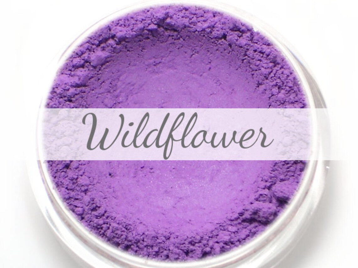 Eyeshadow Sample wildflower Matte Violet Etsy