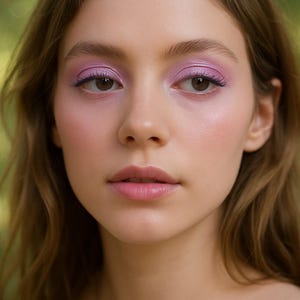 Rapunzel - Lilac Purple with Peach Pink Duochrome Eyeshadow - Vegan Mineral Makeup