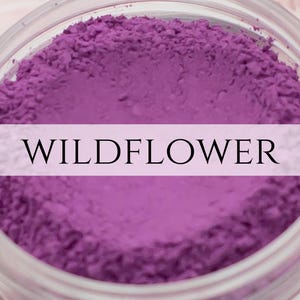 Eyeshadow Sample Wildflower matte violet purple All Natural Vegan Mineral Makeup