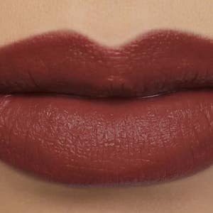 Matte Brown Lipstick Bittersweet dark red/brown natural vegan lipstick image 1