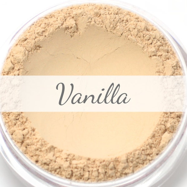 Mineral Wonder Powder Foundation Sample - "Vanilla" - light shade with a neutral undertone - vegan makeup