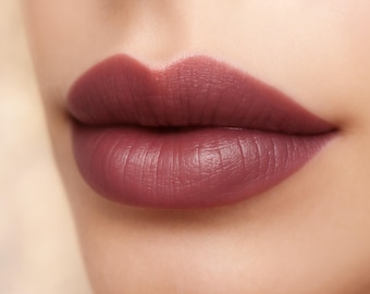 Soulful - mauve brown lipstick, natural vegan lipstick