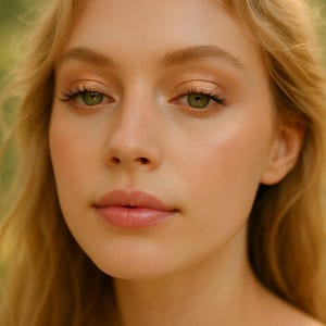 Rose Gold Shimmer Eyeshadow: Vegan Mineral Makeup - &quot;Citrine&quot;