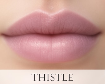 Vegan Lipstick Sample: "Thistle" Light Mauve Lip Tint