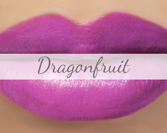 Magenta Pink Lipstick Sample - "Dragonfruit" (bright fuchsia pink lipstick) mineral lipstick
