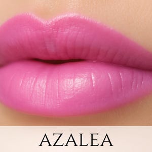 Vegan Pink Lipstick Sample - "Azalea" natural lip tint