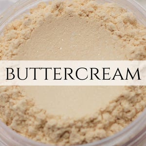 Eyeshadow Sample Buttercream shimmery/frosty cream (Vegan) Mineral Makeup