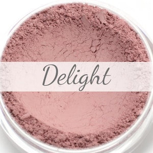 Pink Blush Sample - &quot;Delight&quot; (.75g Net wt) - Vegan Matte Blush