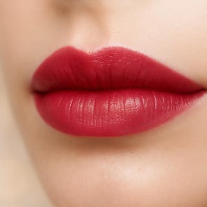 Red Lipstick - &quot;Amaranth&quot; bright pink toned red