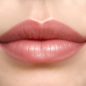 Amorous - lápiz labial melocotón, lápiz labial vegano elaborado con ingredientes naturales, libre de crueldad animal imagen 1