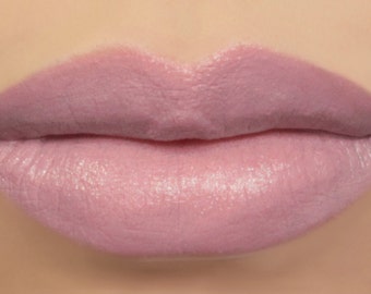 Vegan Lipstick - "Thistle" light mauve pink natural lip color