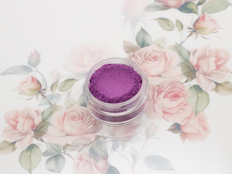 Matte Violet Purple Eyeshadow Wildflower Vegan Mineral Makeup image 1