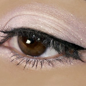 Pink Eyeshadow with Gold Shimmer - "Heiress" - Vegan Mineral Makeup