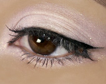 Pink Eyeshadow with Gold Shimmer - "Heiress" - Vegan Mineral Makeup