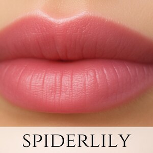 Vegan Lipstick Sample - &quot;Spiderlily&quot; salmon pink/peach mineral makeup