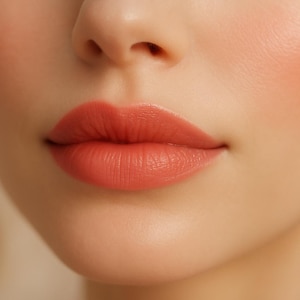 Cream Blush & Lip Color Stick - Balefire (bright orange coral | Natural, Vegan, 2-in-1 Makeup