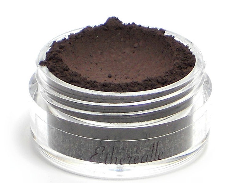 Matte Dark Plum Brown Eyeshadow Kingdom Vegan Mineral Makeup image 6