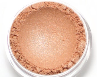 Shimmery Peach Eyeshadow - "Mythos" - Vegan Mineral Eyeshadow Net Wt 2g Mineral Makeup Eye Color Pigment
