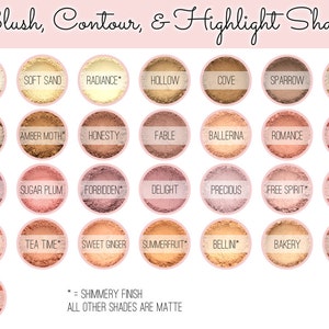 Custom Mixed Blush Powder - Vegan All Natural Mineral Makeup