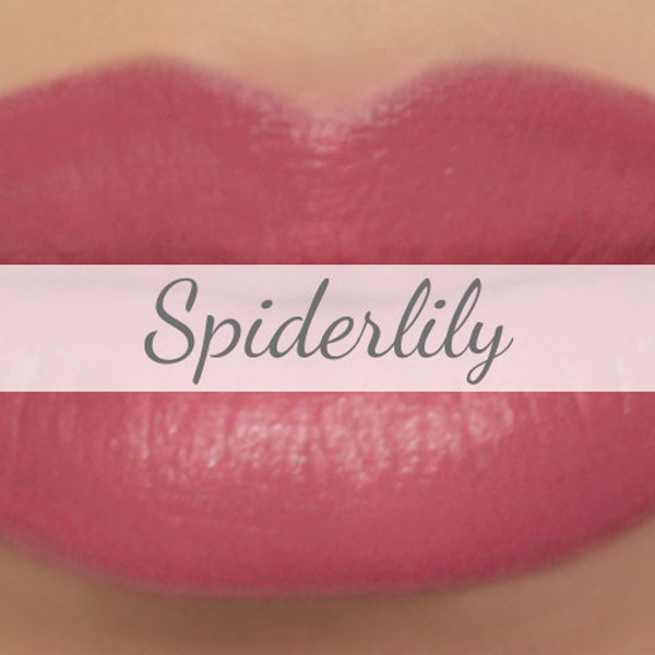 Vegan Lipstick Sample - "Spiderlily" salmon pink/peach mineral makeup