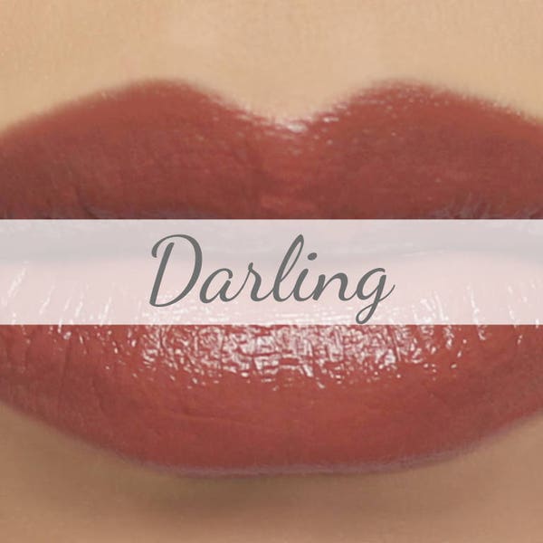 Lipstick Sample - "Darling" (medium nude rose color, vegan) natural lipstick