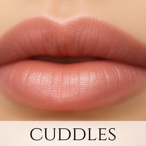 Lipstick Sample - &quot;Cuddles&quot; sheer peach pink lipstick