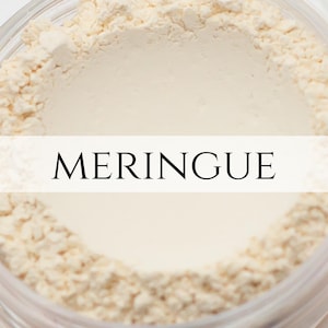 Eyeshadow Sample Meringue matte cream white vegan mineral makeup