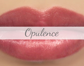 Mineral Lipstick Sample - "Opulence" sheer berry pink lip tint - all natural makeup
