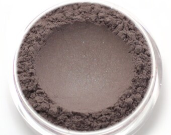 Shimmery Taupe Brown Eyeshadow - "Ashelia" - Vegan Mineral Eyeshadow