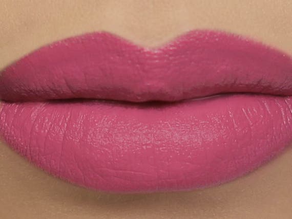 Matte Lipstick rosette Bright Rose Pink Vegan Lipstick With Organic  Ingredients - Etsy UK
