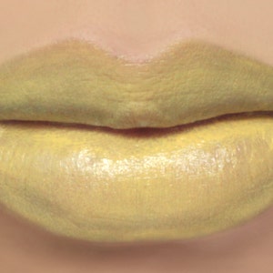 Yellow Lipstick Sample Daisy light yellow lipstick natural lip tint mineral lipstick image 2