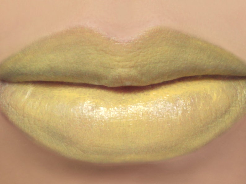 Yellow Lipstick Sample Daisy light yellow lipstick natural lip tint mineral lipstick image 2