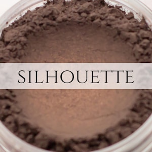Eyeshadow Sample Silhouette taupe with pink/purple duochrome all natural vegan mineral makeup