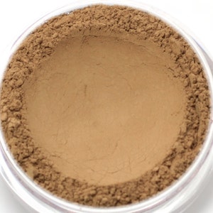 Vegan Mineral Powder Foundation: Full Coverage Matte - Hazelnut Shade