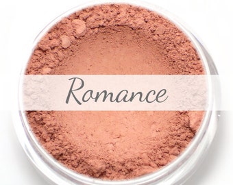 Mineral Blush Sample - "Romance" (medium rosy pink, matte finish) - Vegan