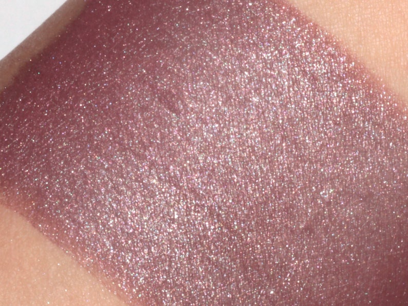 Eyeshadow Sample Roseberry frosty burgundy red all natural vegan mineral makeup image 3