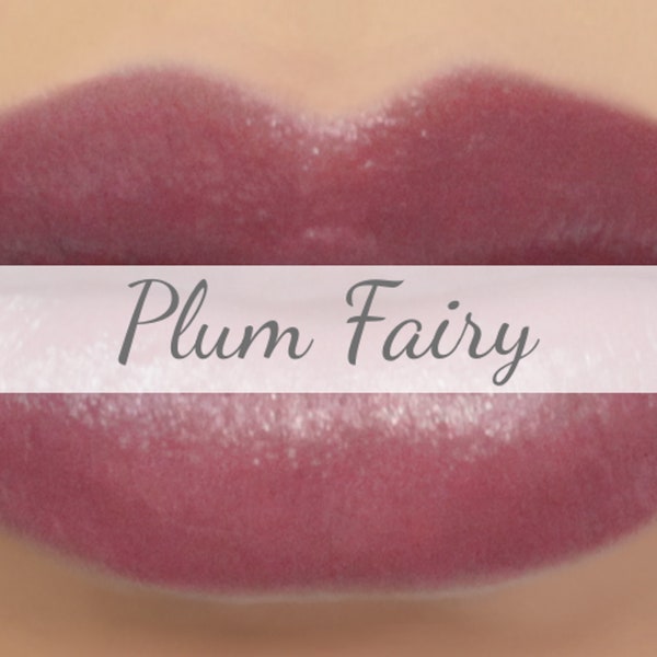 Lipstick Sample - "Plum Fairy" (natural light plum color, vegan) lip tint, balm, lip colour