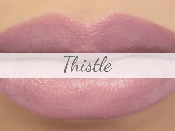 Turist kamera stress Vegan Lipstick Sample thistle light Mauve - Etsy