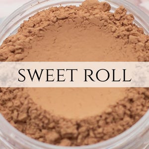 Eyeshadow Sample Sweet Roll soft matte peachy brown Vegan Mineral Makeup Eye Color Pigment