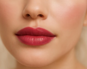 Cream Blush & Lip Color Stick - Enchantress (pink-toned red) | Natural, Vegan, 2-in-1 Makeup