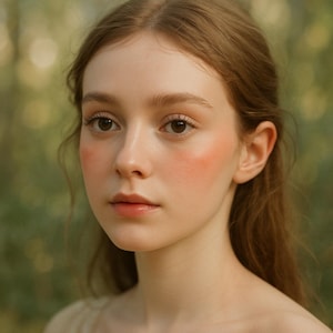Matte Coral Blush: Vegan Mineral Blush - &quot;Sweet Ginger&quot;
