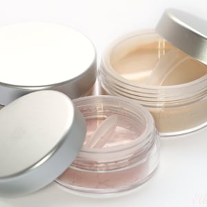 Mineral Makeup Set - Vegan Delicate Foundation, Primer/Finishing Veil, and Blush