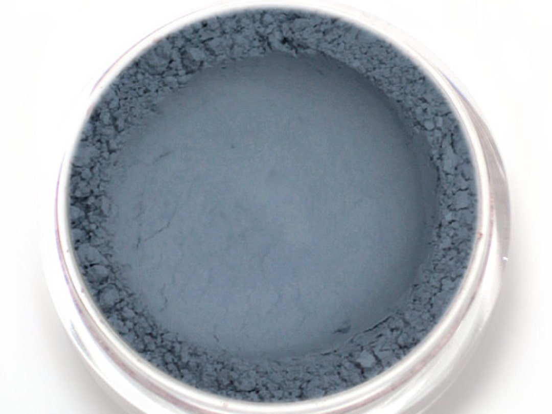 Matte Blue Gray Eyeshadow dusk Vegan Mineral Etsy