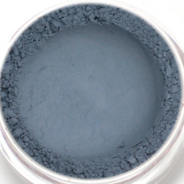 Matte Blue Gray Eyeshadow - "Dusk" - Vegan Mineral Makeup