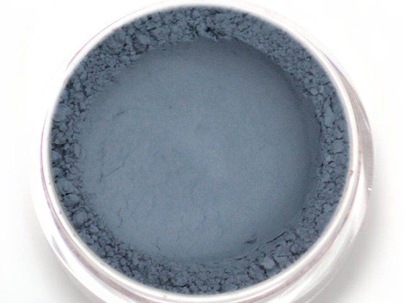 Matte Blue Gray Eyeshadow Dusk Vegan Mineral Makeup image 1