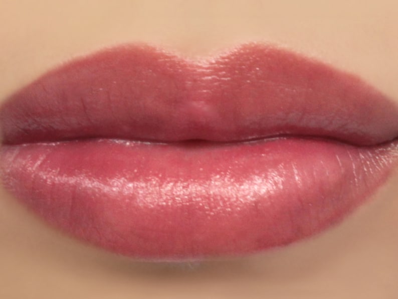 Vegan Lipstick Opulence sheer natural berry mineral lip tint pink/plum image 1