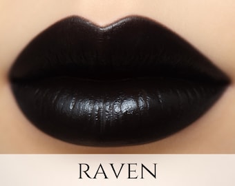 Black Lipstick Sample - "Raven" vegan mineral makeup