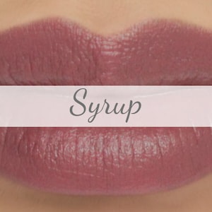 Sample Vegan Lip & Cheek Cream - "Syrup" (grayed beige mauve lipstick / cream blush)