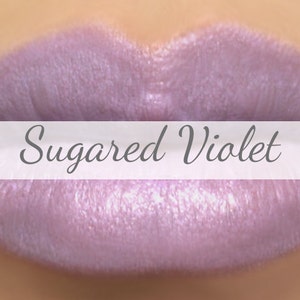 Purple Lipstick Sample sugared Violet Pastel Violet Mineral